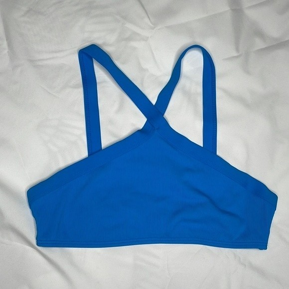 L*Space Blue Bikini Top - Picture 7 of 8